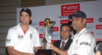 First look: Airtel India-England series trophy unveiled