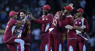 PHOTOS: Clinical West Indies thrash Australia by 74 runs