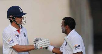 Photos: Cook leads England fightback vs India 'A'