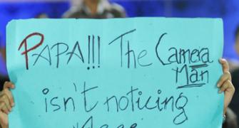 IPL PHOTOS: Get the message from the stands