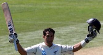 Taylor's double ton helps NZ accumulate mammoth total vs Windies