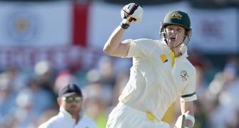 Ashes PHOTOS: Smith hundred rallies Australia in Perth Test