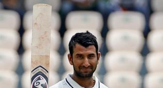 Stats: Pujara in record books; betters Dravid, Ganguly
