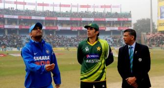 PHOTOS: India edge past Pakistan in low-scoring thriller