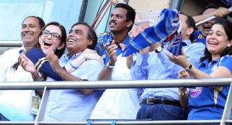 PIX: Ambanis, Geeta Basra, Rahul Bose cheer Mumbai