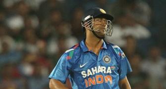 After the loss, captain Dhoni is a disappointed man