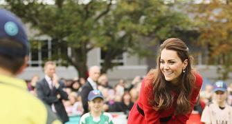 UK Royals Williams, Kate get some cricketing action in New Zealand