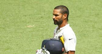 Dhawan cancelled hospital trip to resume his innings
