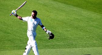 McCullum blasts 195 to lift New Zealand to massive first day total