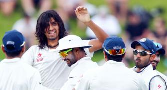Wellington Test PHOTOS: Ishant, Dhawan put India in control