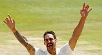 Johnson's double strike leaves South Africa in tatters in first Test