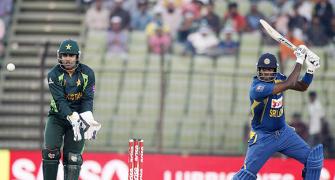 Captain Mathews, Thirimanne make an impression in Asia Cup opener