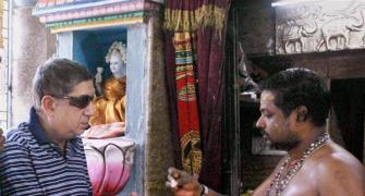First look: Srinivasan seeks divine help in Chennai