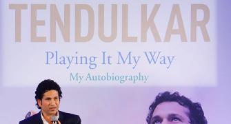 Sachin Tendulkar unveils his autobiography 'Playing it My Way'
