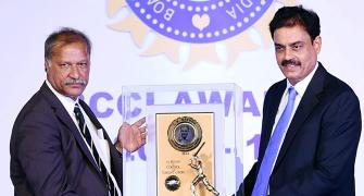 BCCI awards: Vengsarkar, Bhuvneshwar and Rohit Sharma honoured