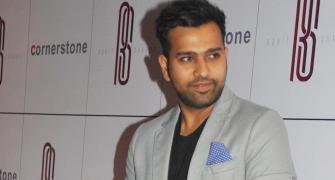 IN PIX: Rohit Sharma celebrates record 264 with cricketers, Bollywood stars
