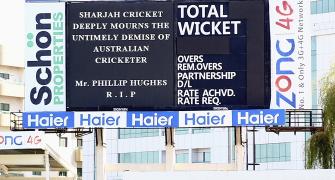 Start of play suspended in Sharjah after Hughes dies