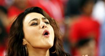 Preity Zinta's ooh... aah... ouch IPL moments!