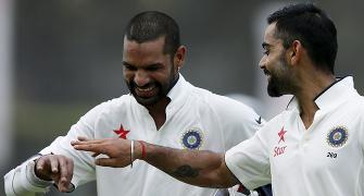 Dhawan, Kohli hit tons as India take firm grip on Galle Test