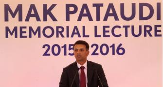 Rahul Dravid's Pataudi Memorial Lecture: Full Text