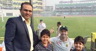 Break my record and my Ferrari is yours: Sehwag's promise to sons