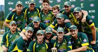 Tri-Series PHOTOS: Maxwell's heroics help Australia lift trophy