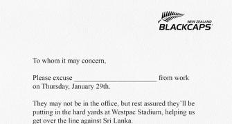 World Cup Diary: Check out this CHEEKY LETTER from NZ skipper!