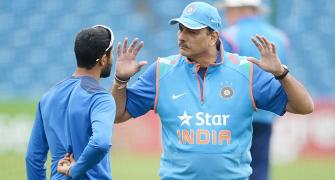 Team India choose centre-wicket practice