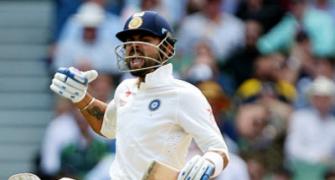 I love Kohli; he is a little bull-terrier in his own right: Richards