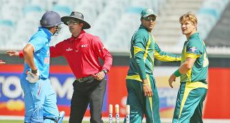 2nd ODI:  Sharma in verbal spat with Aus players