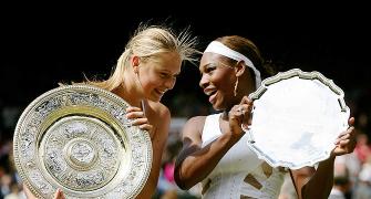 Sharapova can't wait to duel with 'vulnerable' Serena on Centre Court