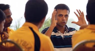 Thakur tightlipped about Dravid's role