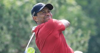Tiger's getting into the 'swing' of things