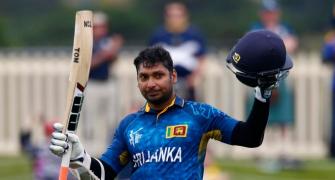 Sangakkara first to hit four centuries in a World Cup