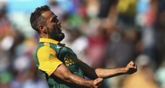 PHOTOS: Tahir's frenzied wicket-taking celebrations!