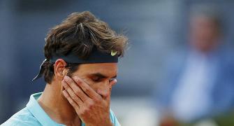 PHOTOS: Giant-slayer Kyrgios stuns Federer in Madrid