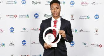 Sterling named Liverpool's Player of the Year, booed by fans