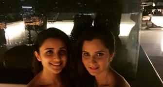 Sania Mirza holidays in Goa with actress Parineeti Chopra