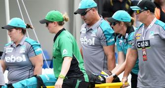 Women's BBL star Dottin hospitalised after on-field head clash