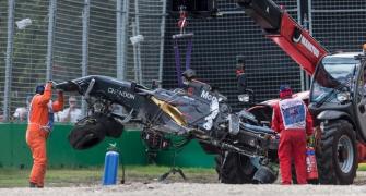 Alonso 'lucky' to be alive after huge crash at Australian Grand Prix