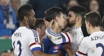 Angry Costa at centre of Chelsea storm after red card