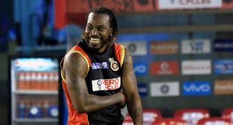 When Gayle compared himself to soccer stars Ronaldo, Ibrahimovic