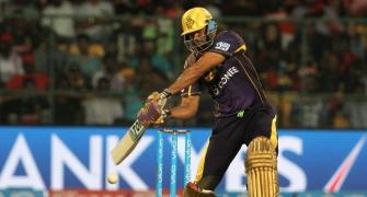 IPL PHOTOS: Yusuf, Russell muscle KKR to win against RCB