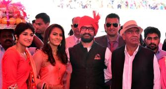 It's a star-studded evening as wrestlers Geeta Phogat-Pawan Kumar wed