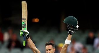 PHOTOS: Du Plessis hits defiant ton to silence Adelaide boos