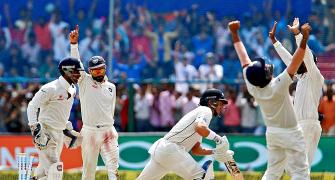 PHOTOS: India thump New Zealand to celebrate 500th Test in style