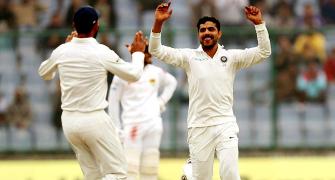 PHOTOS: Jadeja's late strikes leave SL in a mess