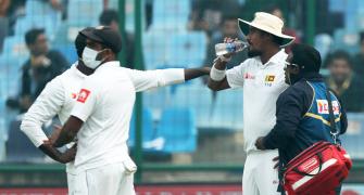 Lakmal vomits on field on Day 4 as Sri Lanka players mask up again