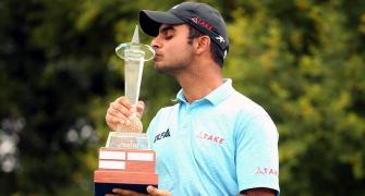 Sharma holds nerve to claim maiden tour win at Joburg Open