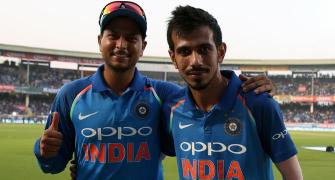 You can't miss Kuldeep's and Chahal's bromance